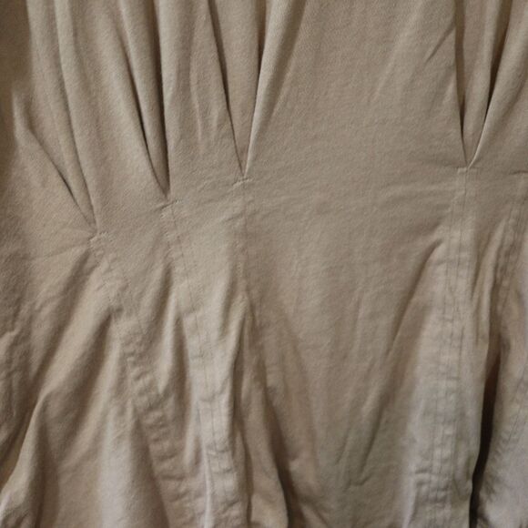 Good American Brown Sleeveless Pleated Top 5 - Picture 6 of 8